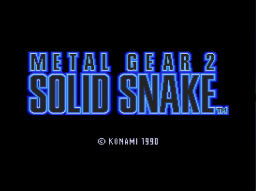 Metal Gear 2 - Solid Snake